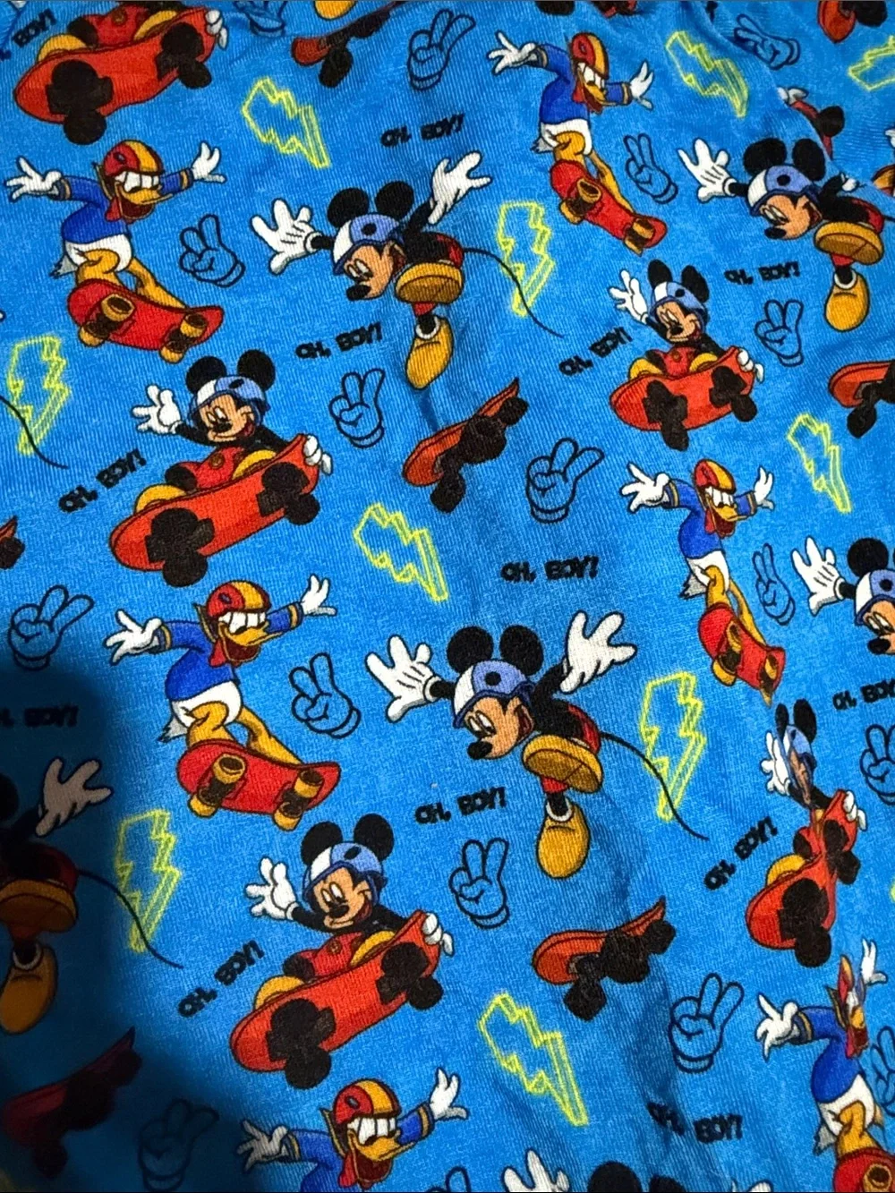 Bamboo shortie|Mickey print|12-18M